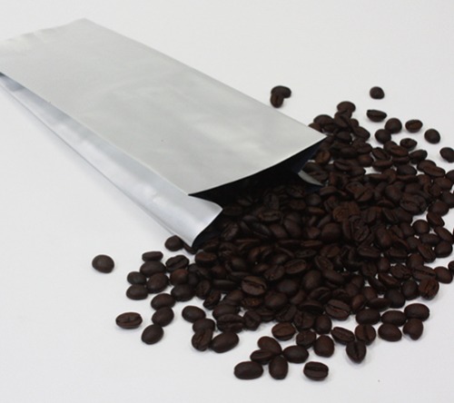 은박 커피봉투[100장/1박스(1500장)]사이즈-가로[12cm]세로[35cm]옆면M자[5cm]