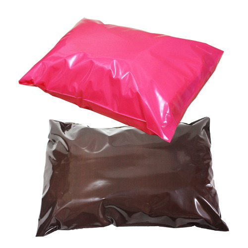 PE택배봉투[가로 20cm×세로 28cm+접착 4cm ] 색상 : 은회색/밤색/핑크 수량:100장